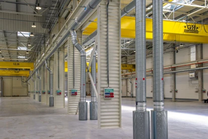 Delta Trans Logistik - Production and warehouse hall