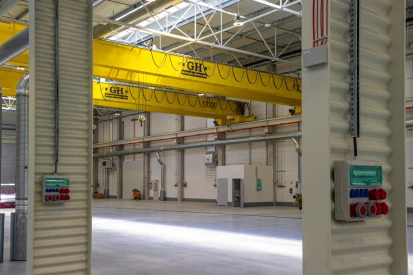 Delta Trans Logistik - Production and warehouse hall