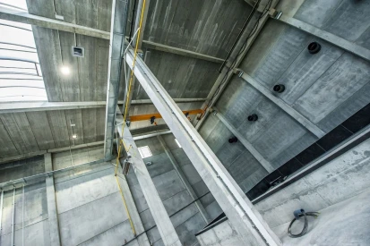 PIONART - <a href="https://www.promus.com.pl/en/offer/general-contracting/design-and-construction-steel-halls">Warehouse hall</a>, galvanizing plant hall with social and office facilities